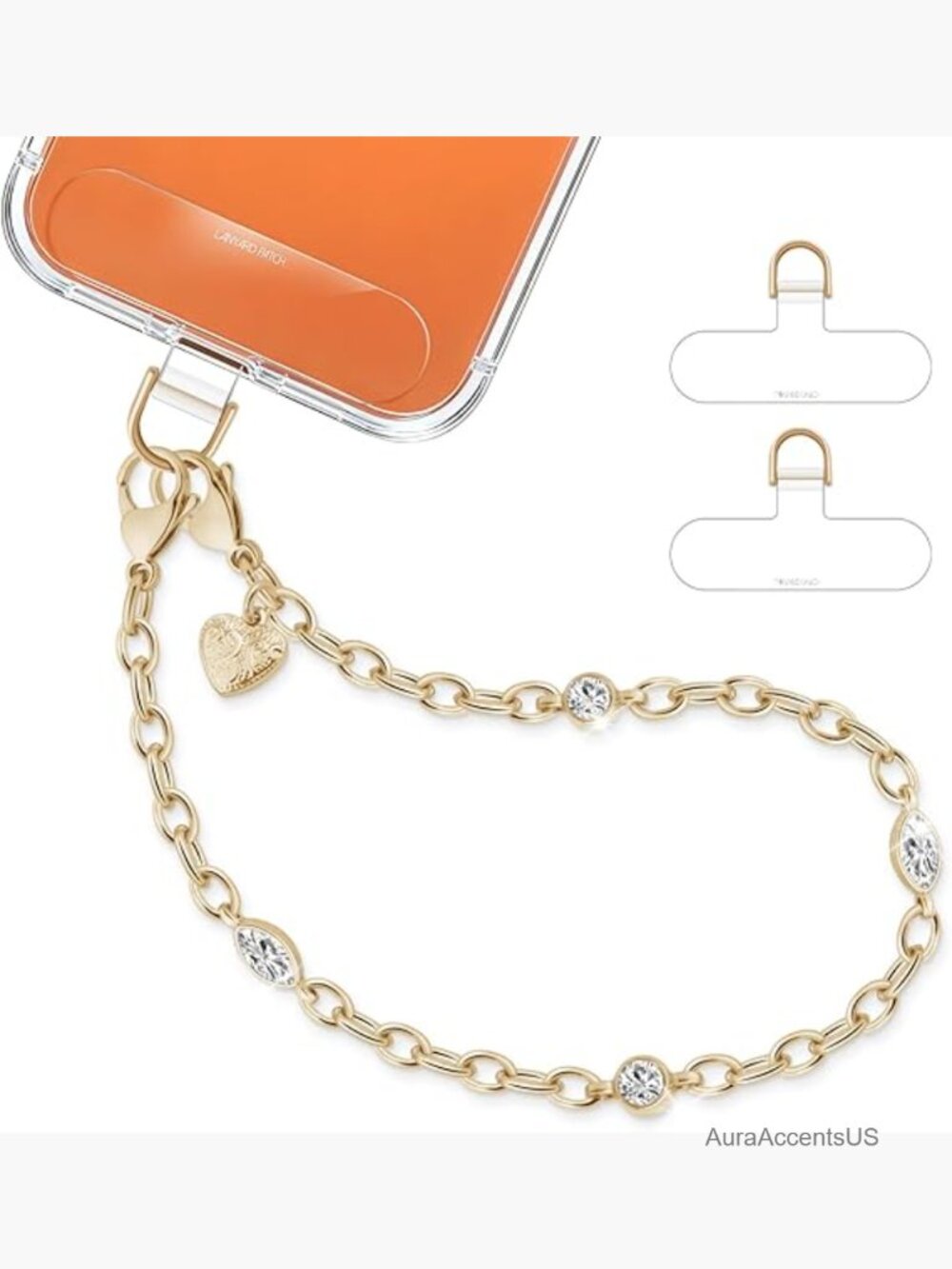 Detachable Anti Theft Phone Charm Strap Wristlet Chain